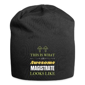 Voici à quoi ressemble un magistrat génial - Bonnet en jersey - noir - Devant