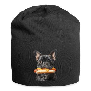 Bouledogue français - Bonnet en jersey - noir - Devant