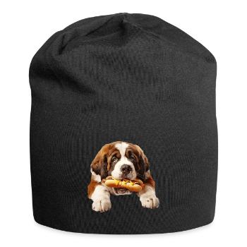 Saint Bernard - Jersey Beanie - black - Front