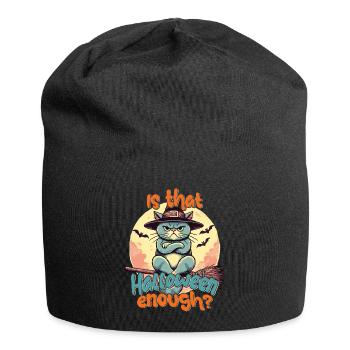 Est-ce que l’Halloween suffit ? Plaisir des chats - Bonnet en jersey - noir - Devant
