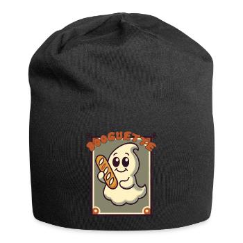 Ghost with baguette for Booguette fans - Jersey Beanie - black - Front