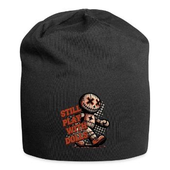 Poupée vaudou Creepy Party Design effrayant - Bonnet en jersey - noir - Devant