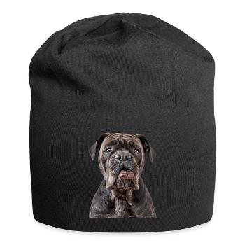 Cane corso - Bonnet en jersey - noir - Devant