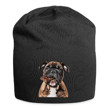 Bouledogue - Bonnet en jersey - noir - Devant