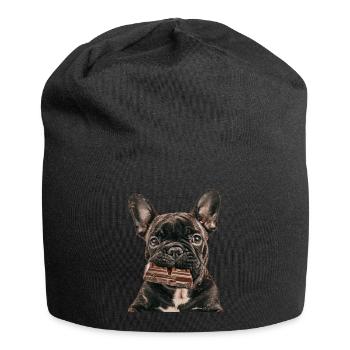 Bouledogue français - Bonnet en jersey - noir - Devant