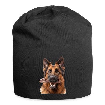 Berger allemand - Bonnet en jersey - noir - Devant