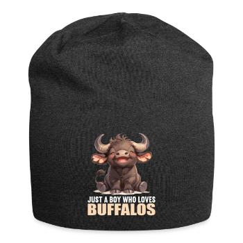 Buffles Buffalo Büffel - Bonnet en jersey - charbon - Devant