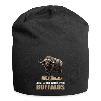 Buffles Buffalo Büffel - Bonnet en jersey - noir - Devant