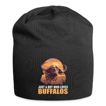 Buffles Buffalo Büffel - Bonnet en jersey - noir - Devant