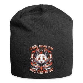 Makia Hawaiian Philosophy Huna Principles Design - Jersey Beanie - black - Front