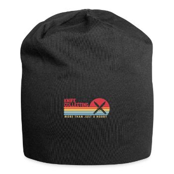 Messer Sammeln mehr als ein Hobby Lover Messer - Jersey-Beanie - Schwarz - Vorne