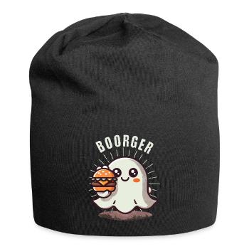 diGespenst Boorger Hamburger Lover Fun - Jersey Beanie - black - Front