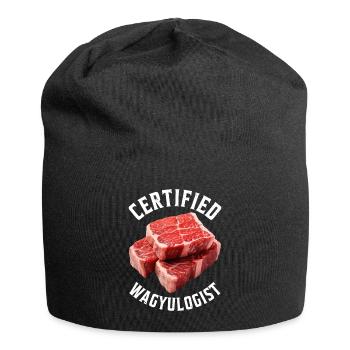 Wagyu Steak - Jersey Beanie - black - Front