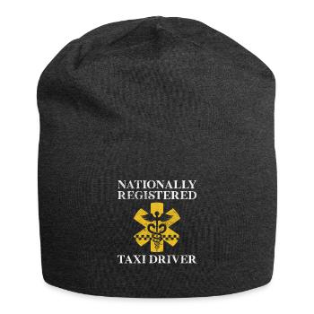 Taxi Taxi Driver Traffic Profession Gift - Jersey Beanie - charcoal grey - Front