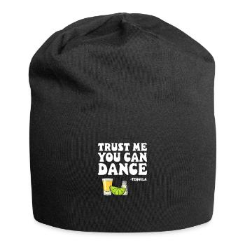 Tequila Sunrise Saufen Party Mexiko Geschenk - Jersey-Beanie - Schwarz - Vorne