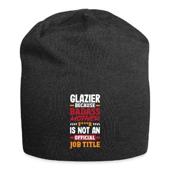 Glaser Geschenk - Jersey-Beanie - Anthrazit - Vorne