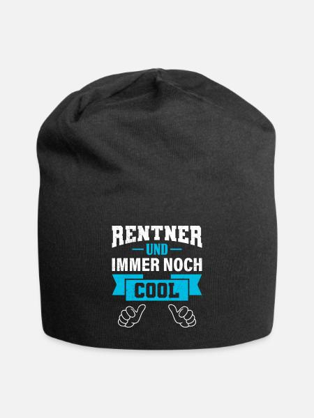 RENTNER UND IMMER NOCH COOL Lustiges Renten - Jersey-Beanie - Schwarz