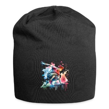 Parkour - Jersey-Beanie - Schwarz - Vorne