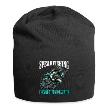 Spearfishing Isn't For The Weak Fishing Enthusiast - Jersey Beanie - black - Front