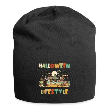 Halloween Lifestyle Beach Party Fun - Jersey Beanie - black - Front