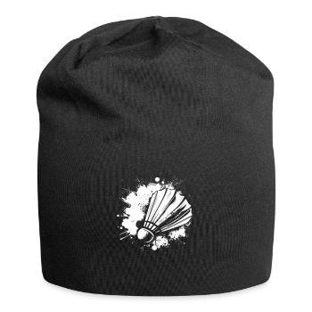 Badminton Streetart - Jersey-Beanie - Schwarz - Vorne