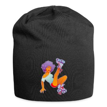 Roller Derby Girl - Jersey Beanie - black - Front