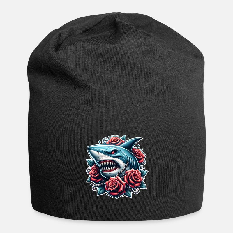 Hai Rosen - Jersey-Beanie - Schwarz