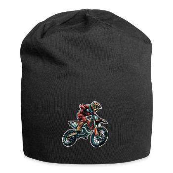 Motocross - Bonnet en jersey - noir - Devant
