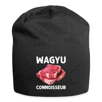 Wagyu Steak - Jersey Beanie - black - Front