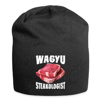 Wagyu Steak - Jersey Beanie - black - Front