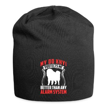 Do Khyi protects me Tibetan Mastiff Tibetan Mastiff - Jersey Beanie - black - Front
