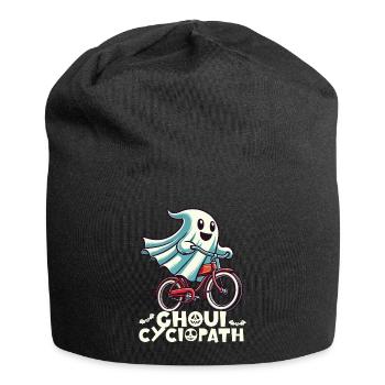 Ghoul Cyclopath Funny Halloween Bicycle - Jersey Beanie - black - Front