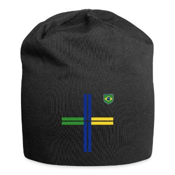 Brasilien Brazil shirt Brasilianer Rio de Janeirao - Jersey-Beanie - Schwarz - Vorne