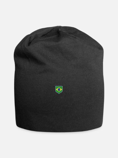 Brésil Brésil Maillot brésilien Rio de Janeiro - Bonnet en jersey - noir