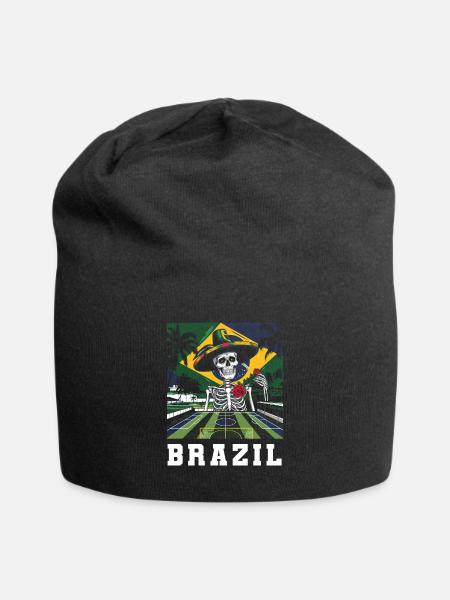 Brésil Brésil Maillot brésilien Rio de Janeiro - Bonnet en jersey - noir