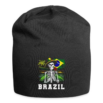 Brasilien Brazil shirt Brasilianer Rio de Janeirao - Jersey-Beanie - Schwarz - Vorne