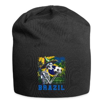 Brasilien Brazil shirt Brasilianer Rio de Janeirao - Jersey-Beanie - Schwarz - Vorne