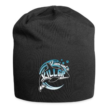Killer Whale I am Not A Killer - Jersey Beanie - black - Front