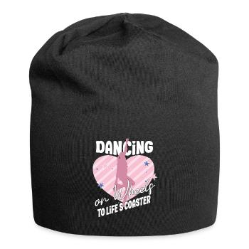 Roller Skating Skate Dancing on Wheels Gifts - Jersey-Beanie - Schwarz - Vorne