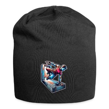 Parkour - Jersey-Beanie - Schwarz - Vorne