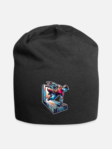 Parkour - Jersey Beanie - black