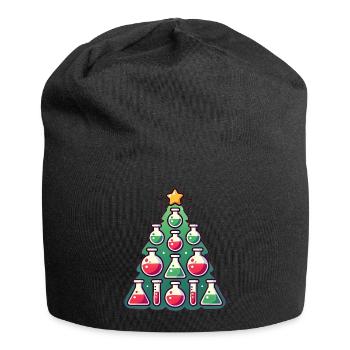 Chemistry Christmas Tree Design - Jersey Beanie - black - Front