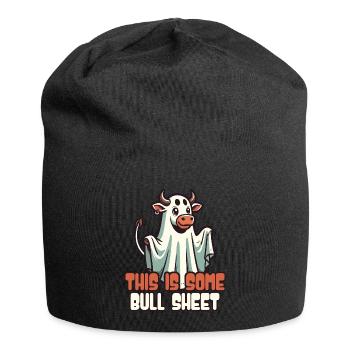 Dieses Ist Echter Blödsinn Lustiger Kuhgeist - Jersey-Beanie - Schwarz - Vorne
