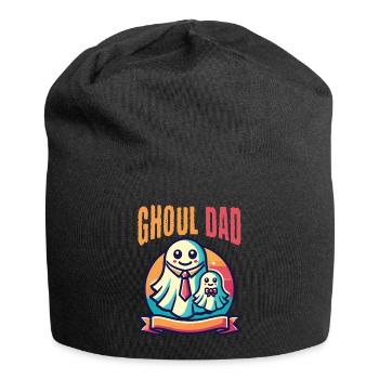 Ghoul Dad Spooky Father Child Motif - Jersey Beanie - black - Front