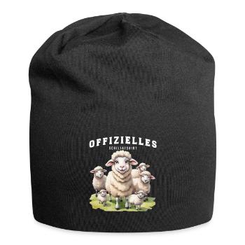 Official (l)afshirt Funny Sheep - Jersey Beanie - black - Front