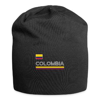 Kolumbien Colombia Medellin Urlaub Bogota Cali - Jersey-Beanie - Schwarz - Vorne