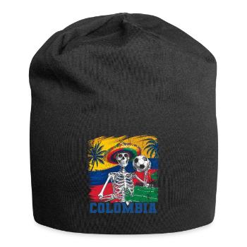 Kolumbien Colombia Medellin Urlaub Bogota Cali - Jersey-Beanie - Schwarz - Vorne