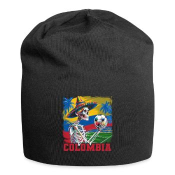 Colombie Colombie Medellín Vacances Bogota Cali - Bonnet en jersey - noir - Devant
