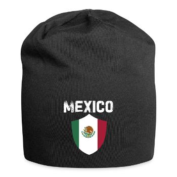 Mexico Mexico Mexican Gift Flag Football - Jersey Beanie - black - Front