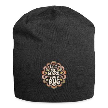 Diy Rug Funny Rug Tufting - Jersey Beanie - charcoal grey - Front